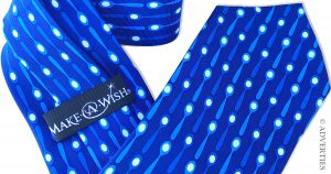 Adverties Make-A-Wish Fundraising Neckties